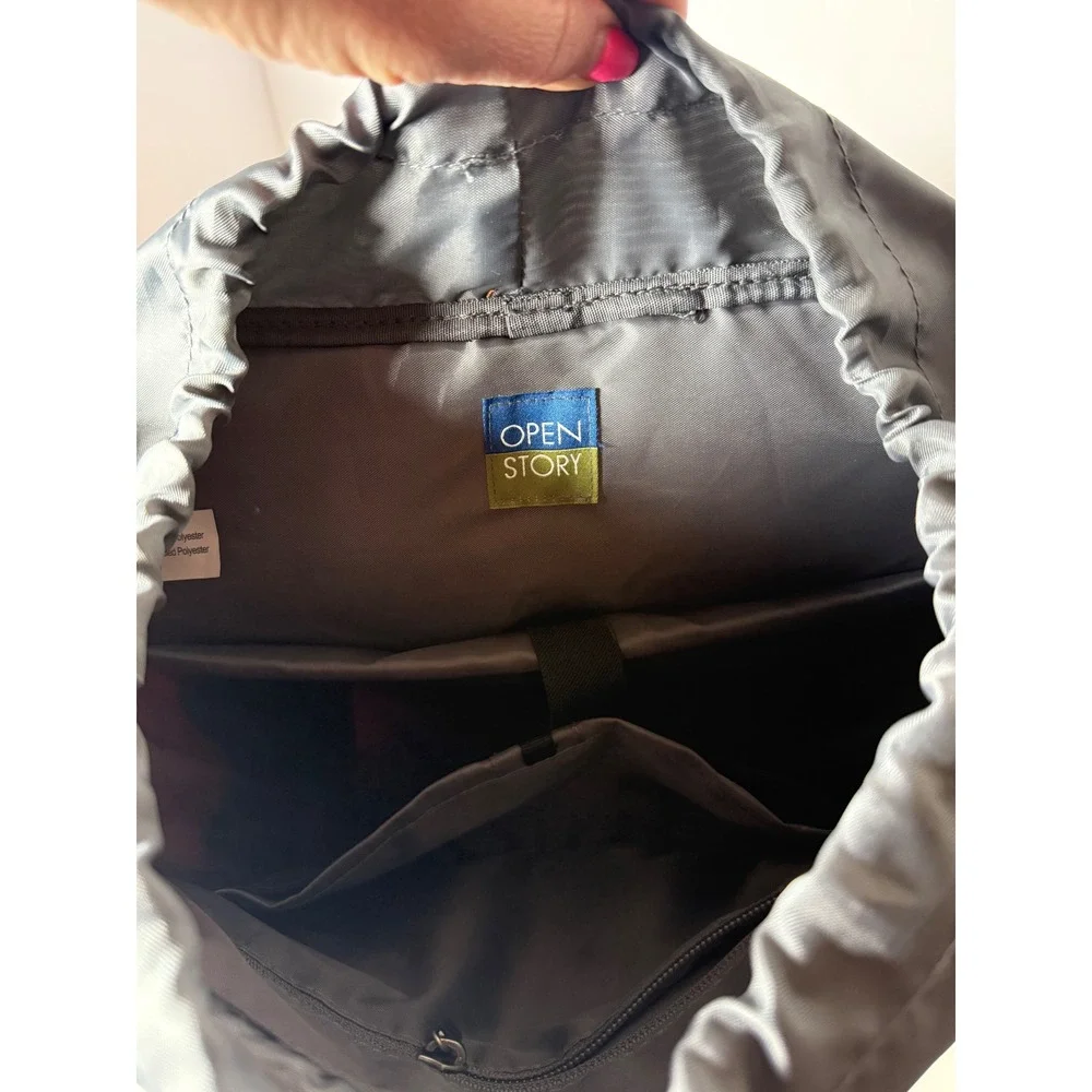 Open Story Burnt Orange Recycled Polyester Rucksack Backpack Laptop Sleeve Bag